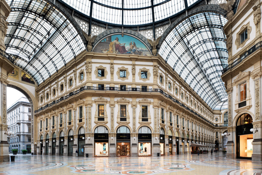 Moll Industries KEIMFARBEN Galleria Vittorio Emanuele in Mailand Moll Industries KEIMFARBEN Galleria Vittorio Emanuele in Mailand